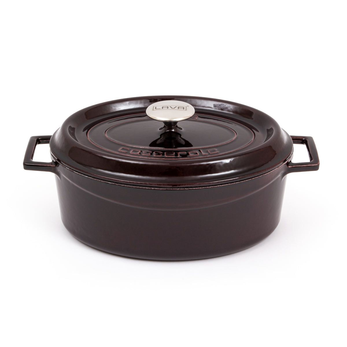 LAVA Premium Oval Cast Iron Dutch Oven 23x29 cm