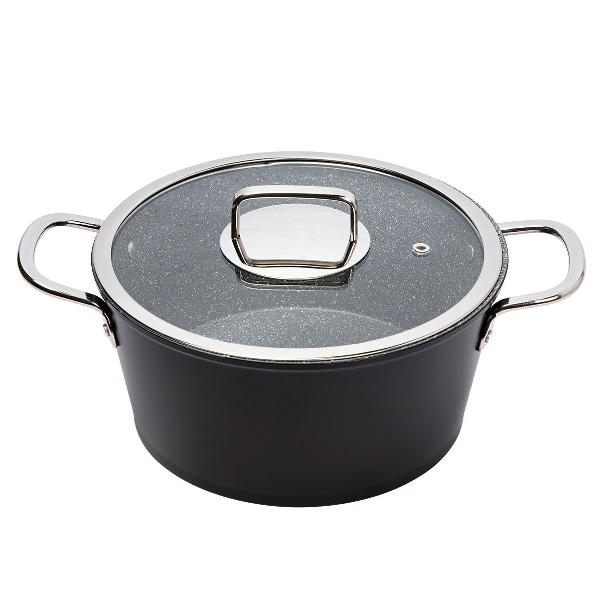 Serenk Excellence Granite Stock Pot, 22 cm