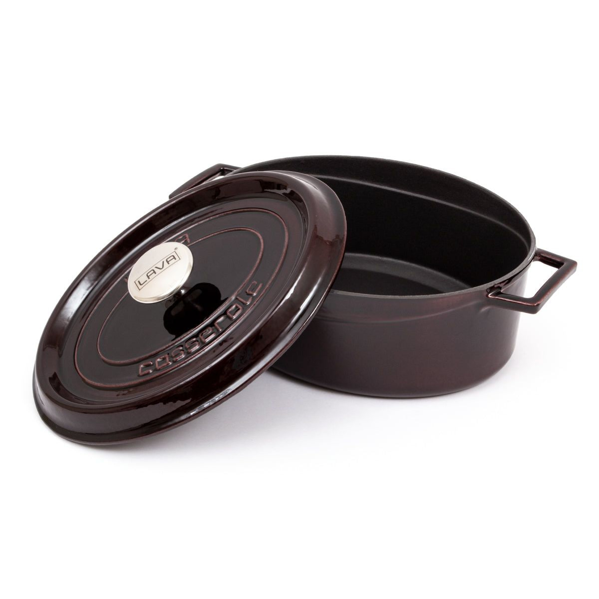 LAVA Premium Oval Cast Iron Dutch Oven 23x29 cm