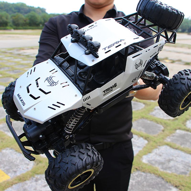 RC 37cm 4WD Large Remote Control Cars Rock Crawler Monster Truck Kids Toy Gift