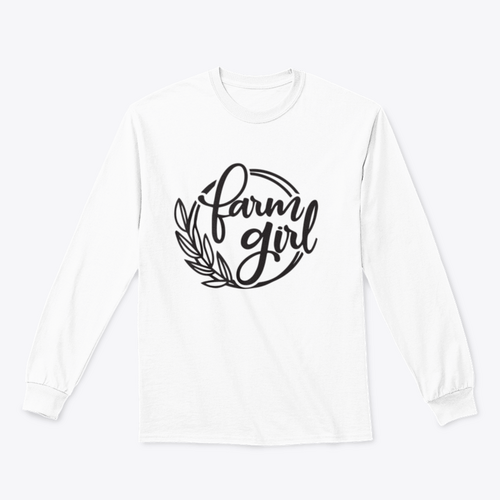 Farm Girl Logo Design for Sweatshirt