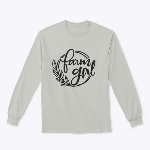 Farm Girl Logo Design for Sweatshirt