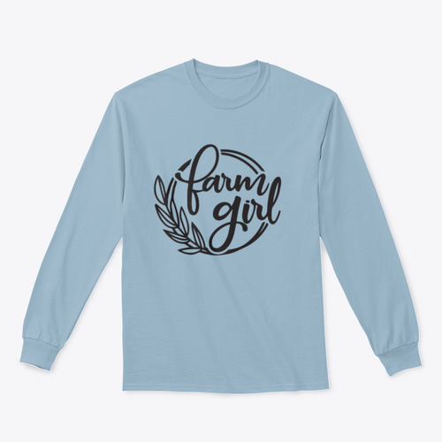 Farm Girl Logo Design for Sweatshirt