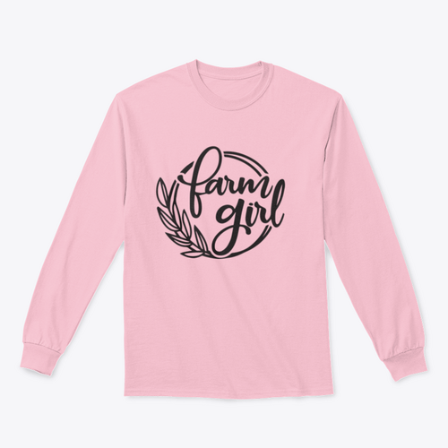 Farm Girl Logo Design for Sweatshirt