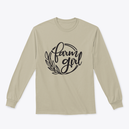 Farm Girl Logo Design for Sweatshirt