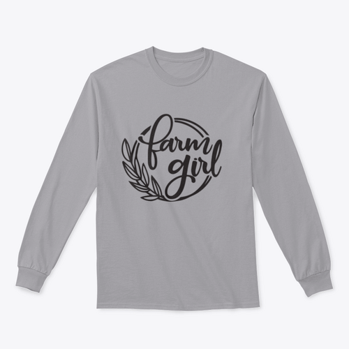 Farm Girl Logo Design for Sweatshirt